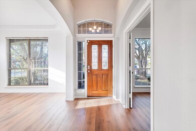 View of front door
