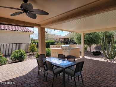 large patio area to entertain