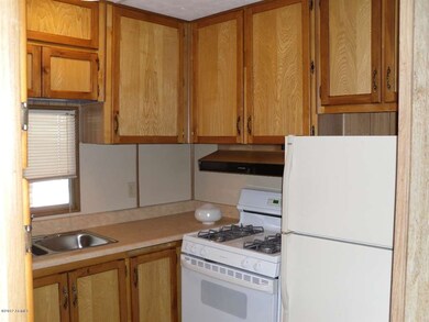 Partial Kitchen-frig remains