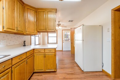Exit to Patio From Kitchen
