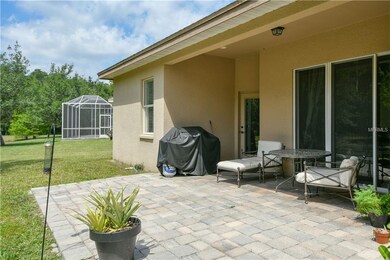 Lanai and extended brick pavers.