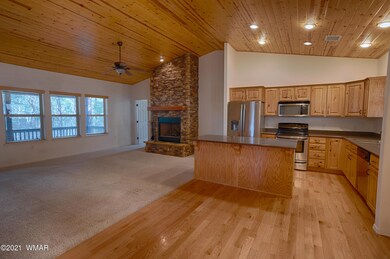 Dining, Living, and Kitchen