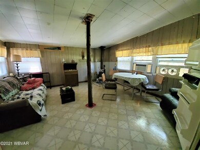 main room of cabin