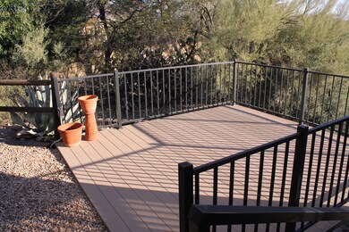 Uncovered patio