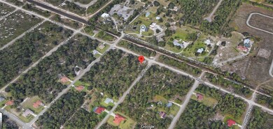 Aerial view of property's location