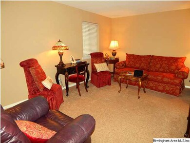 The very spacious living room...