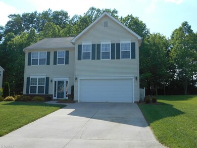 Home features a two car garage