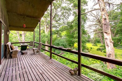 Spacious deck with fabulous views.