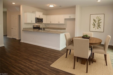 Virtually Staged Kitchen & Breakfast Area