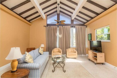 Beautiful vaulted beamed ceiling