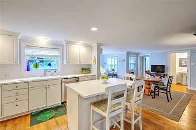 Kitchen/family room with open floor plan.