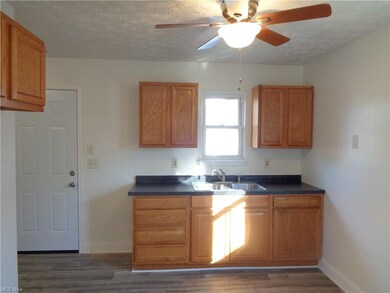View #1 of the kitchen w/brand new wood and vinyl 