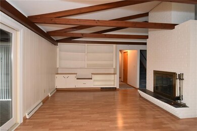 Family Room opens to the Kitchen with today's open