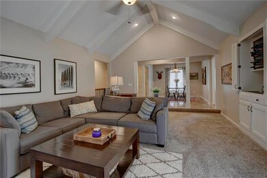 Open and bright - great room opens to entry & form