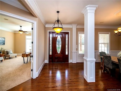 This is your entry way - with french doors to the 