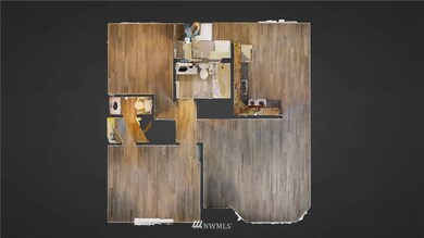 Overhead view of unit B.