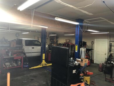 Inside the garage