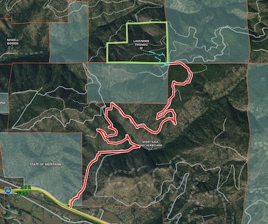 Map of road to property
