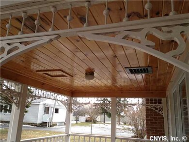 Exterior Front front porch with T&G ceiling