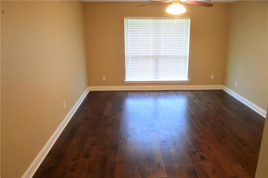 Master bedroom is downstairs