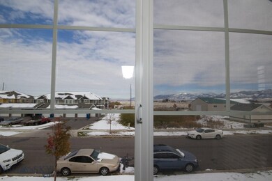 Mountain views from the living room