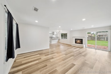 Open concept layout