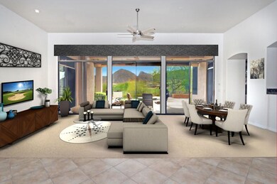 Living Room Staged