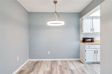 Breakfast/Dining area flowing into kitchen