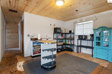 Kitchen area that needs to be finished.