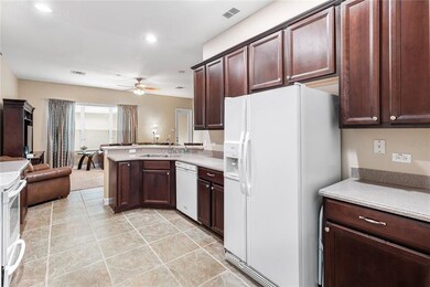 Kitchen with breakfast bar area