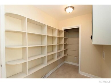 Laundry Room with W/D connections, built-in cabine