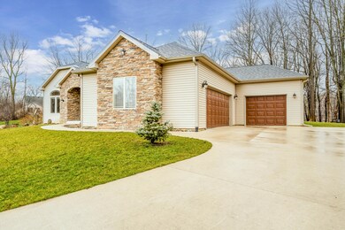 Exterior with Garages