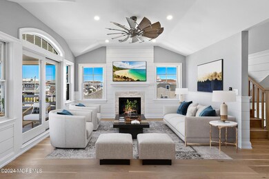 Virtually staged Living Room