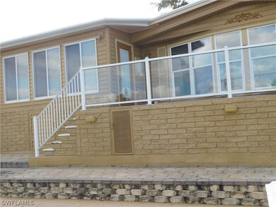 View of the rear deck area from the dock