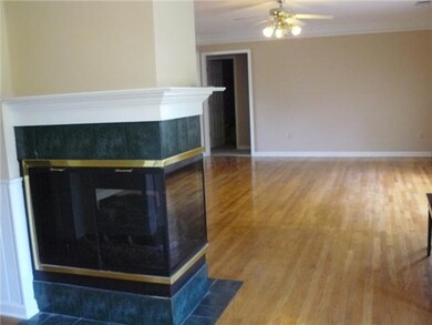 Beautiful double sided fireplaced shared by great 