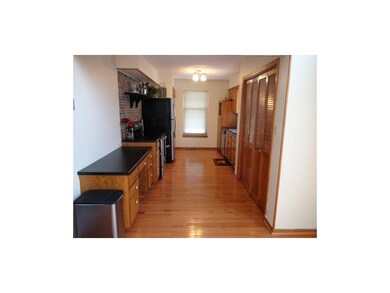 Remodeled kitchen with first floor laundry