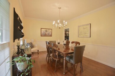 Large, formal dining room off the kitchen.