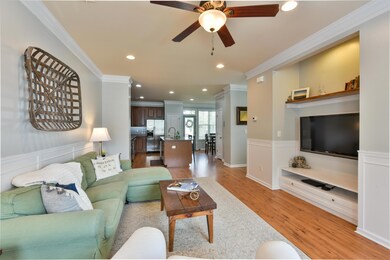Living room and kitchen