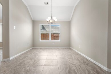 Separate formal dining area