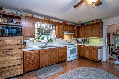 Is that an antique ice box or a dishwasher hidden away???