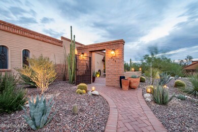 Front courtyard entry