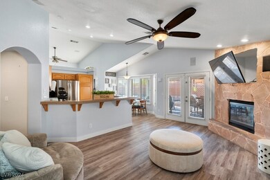 family Room Doors to Pool and covered Patio