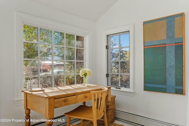 Workspace in living room