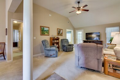 Family room from foyer