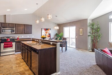 Kitchen/Dining/Living (Staged)