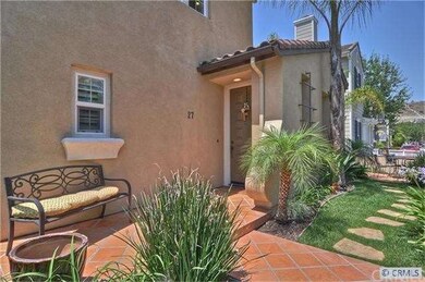 View of the front door and front yard.