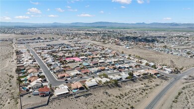 Aerial view of lot highlighted