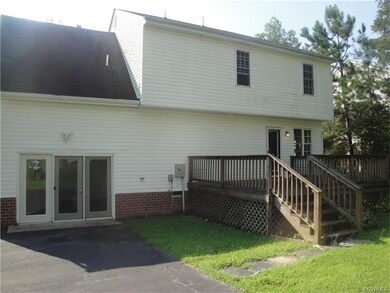 Back of property