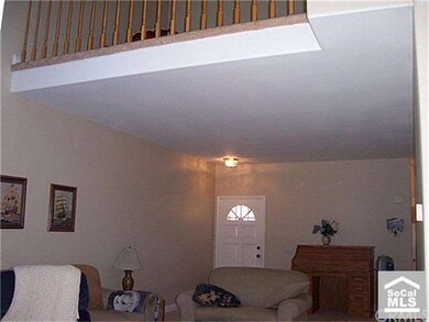 Big great room with vaulted ceiling.  Perfect for 