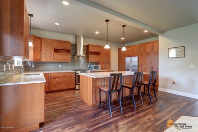 Kitchen w/Cherry Cabinets